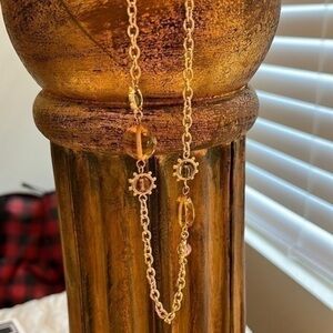 NWOT Talbots Women’s gold and gem necklace